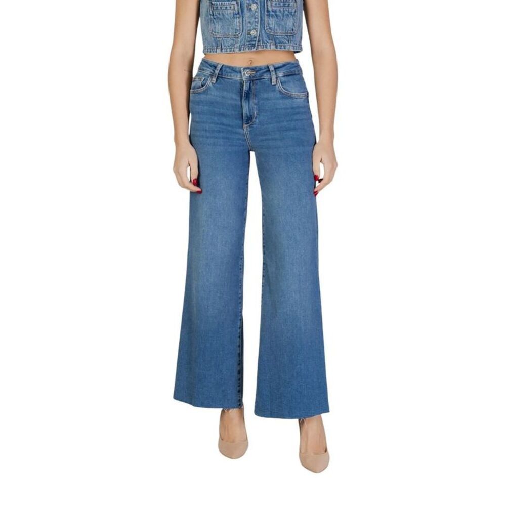 Liu Jo Blue Cotton Bootcut Women's Jeans